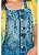 Salopete Jeans Barra Assimétrica Bolsos Frontais Nítido - Imagem 4