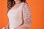 Vestido Daiane em crepe GGT com elastano e manga com paete Puro Sharmy - Imagem 2