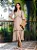 Vestido Suzi viscose rayon listrada Tata MARTELLO - Imagem 1
