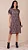Vestido Rose em crepe viscose Puro Sharmy - Imagem 1