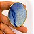 Pop Socket Suporte para Celular - Pedra Quartzo Azul com Acabamento Banhado - Unidade - Imagem 1