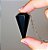 Pêndulo Facetado - Obsidiana Negra - Pedra Escudo Energético - Imagem 1