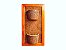 Vaso Artesanal de Parede Duplo Vertical - Madeira e Fibra de Coco - 45 x 80cm - Imagem 1