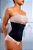 CINTA MODELADORA CURTA COM 8 BARBATANAS - PRETO - Imagem 5