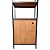 Estante Industrial Loft - Com Prateleiras e Nicho com Porta - Imagem 6
