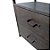 Mesa de Cabeceira Black com 2 Gavetas - Imagem 3