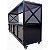 Rack Preto com 4 Portas e 1 Nicho Vazado - Imagem 10
