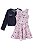 VESTIDO JACQUARD DALMATAS COM JAQUETA - INFANTI - Imagem 1