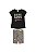 CONJUNTO COM BLUSA EM MEIA MALHA PENTEADA E SHORT CICLISTA EM COMODITA - ELIAN - Imagem 2
