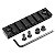 Trilho Metal 7(7,5cm) Slots Preto p/ Keymod - Imagem 1