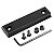 Trilho Metal 7(7,5cm) Slots Preto p/ Keymod - Imagem 2