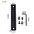 Trilho Metal 11(12cm) Slots Preto p/ M-Lock - Imagem 1