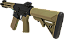Rifle de Airsoft AEG M4 AR15 Neptune 10" Short Tan– Rossi - Imagem 4