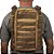 COLETE PLATE MODULAR COMPLETO + 5 ACESSOROIS MOLLE SHARK -TAN - Imagem 2