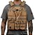COLETE PLATE MODULAR COMPLETO + 5 ACESSOROIS MOLLE SHARK -TAN - Imagem 1