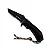 Canivete Semi-automático Black Luatek 3,5" - Imagem 1