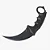 Faca Karambit Km002 Black - Imagem 2
