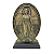 Adorno de Mesa Medalha Milagrosa Nossa Sra. das Graças Metal e Base de Madeira 19 Cm - Imagem 1