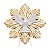 Adorno Metal Divino Espirito Santo Esplendor 20cm Mesa e Parede - Imagem 4