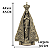 Imagem De Nossa Senhora Aparecida Em Metal 8.5 Cm - Imagem 3