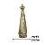 Imagem De Nossa Senhora Aparecida Em Metal 8.5 Cm - Imagem 5
