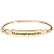 Pulseira Bracelete  Dourado Tudo Posso Naquele Que Me Fortalece. - Imagem 1