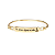Pulseira Bracelete Dourado Nossa Senhora Aparecida Dourada - Imagem 3