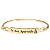 Pulseira Bracelete Dourado Nossa Senhora Aparecida Dourada - Imagem 1