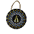 Placa Parede Nossa Senhora Aparecida Porcelana Cerâmica Enfeite 16 Cm - Imagem 1