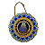 Placa Decorativa Porcelana Nossa Senhora Aparecida Sacred 16 cm - Imagem 1
