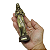 Imagem Escultura Santa Rita  Metal Dourado Com Base 14 Cm - Imagem 1