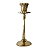 Castiçal Tulipa 15 Cm Bronze Maciço 2 Cm Base Polida a Mão - Imagem 2