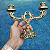 Castiçal Altar Para 2 Velas de 2 cm Metal Bronze - Imagem 6