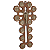 Cruz Mdf e Metal  Passagens da Via Sacra Cristo Ressuscitado - Imagem 2