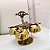 Sino Carrilhão Sacred 4 Copos Campanha Bronze 15cm - Imagem 2