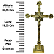 Crucifixo Bronze Mesa Altar Cristo 34,5 Cm - Sacredstore - Imagem 2