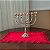 Candelabro Menorá 07 Velas Bronze Puro Sacredstore 25 Cm - Imagem 3