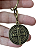 Chaveiro com a Medalha de Sao Bento Metal Envelhecido - Imagem 2