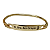 Pulseira Nossa Senhora das Gracas Dourada - Imagem 1