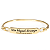 Pulseira Bracelete unissex Sao Miguel Arcanjo Dourada - Imagem 1