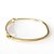 Pulseira Bracelete unissex Sao Miguel Arcanjo Dourada - Imagem 2