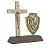 Oratório Crucifixo com Imagem de São Miguel Arcanjo 15cm - Imagem 5