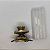 Castiçal Vela 2 Cm Alt 6 Cm Bronze Retrô Vintage - Imagem 2