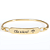 Pulseira Bracelete Dourado Ele Vive. - Imagem 1