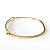 Pulseira Bracelete Dourado Ele Vive. - Imagem 2