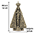 Imagem Nossa Senhora Aparecida 12 Cm Cor Verniz Ouro Velho - Imagem 2
