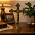 Crucifixo Metal Mesa Altar Oratório Medalha São Bento 14 Cm - Imagem 2