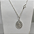 Conjunto 50 Cm Medalha Pingente São Miguel  Prata Pura - Imagem 3