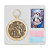 Medalhão de Berço Anjo da Guarda em Metal Decorativo Dourado - Imagem 2