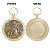 Medalhão de Berço Anjo da Guarda em Metal Decorativo Dourado - Imagem 5